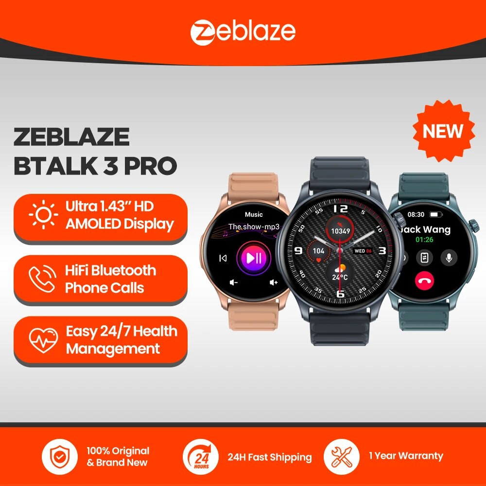 Новые умные часы Zeblaze Btalk – обзор и цена Smartwatch X2