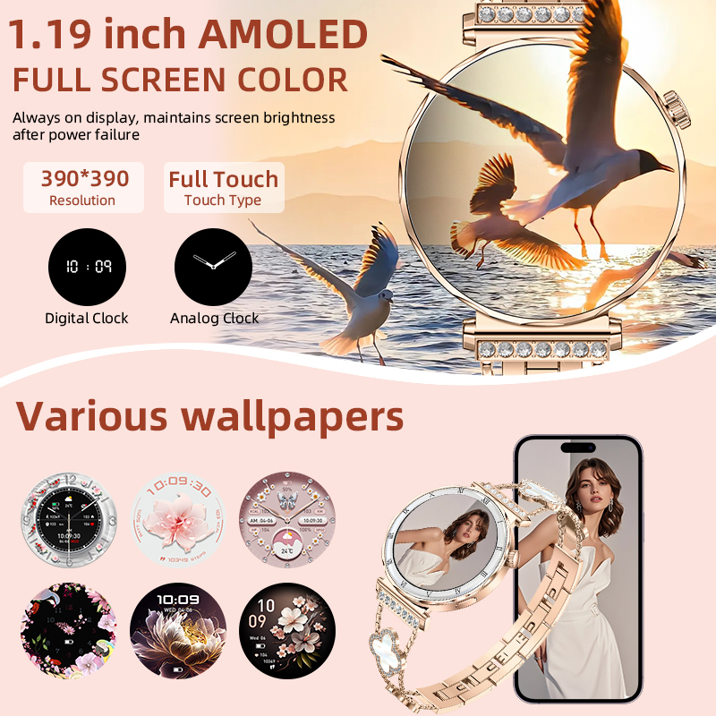 Новые женские умные часы LIGE  – обзор и цена Smartwatch Custom